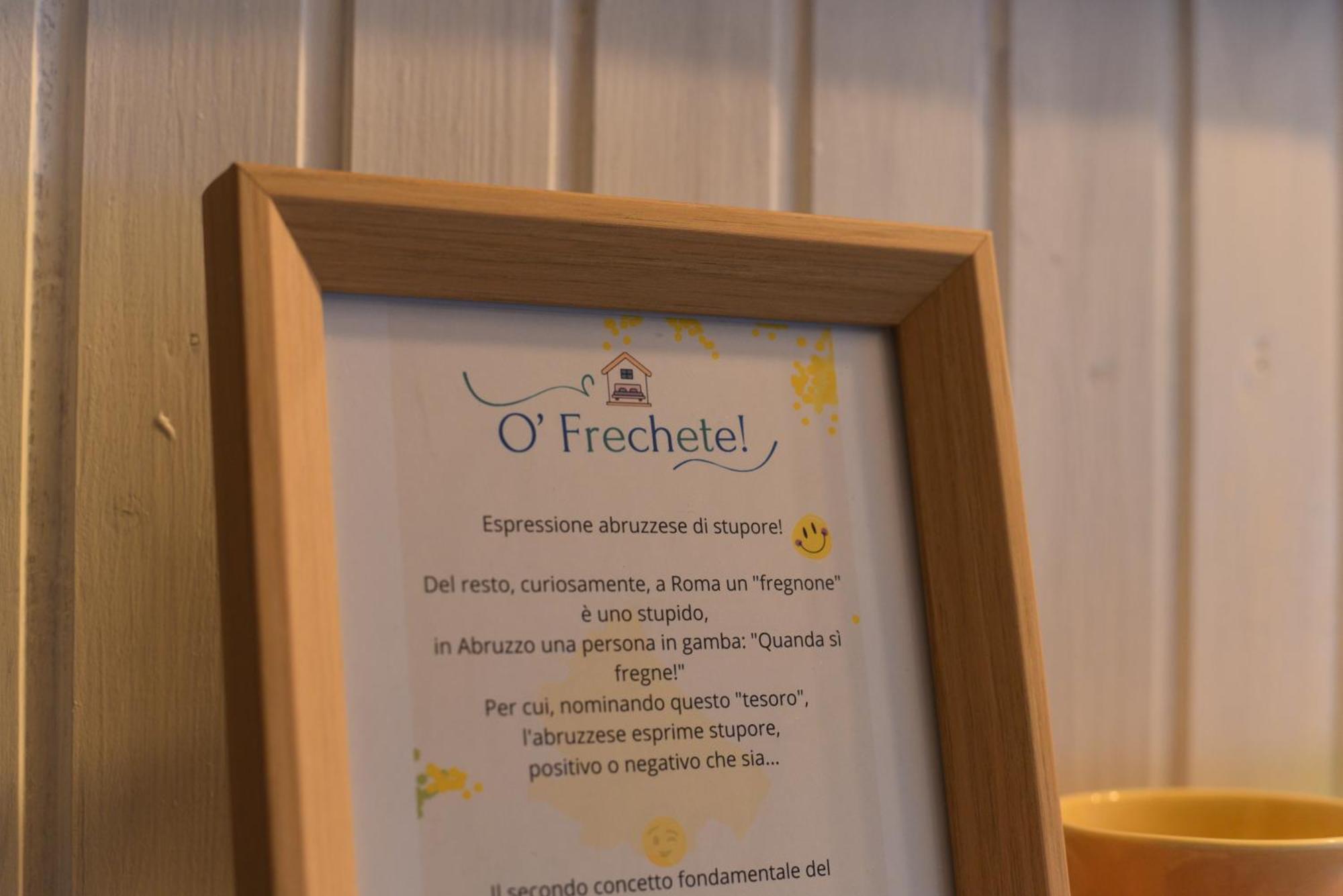 O' Frechete! Leilighet Sulmona Eksteriør bilde